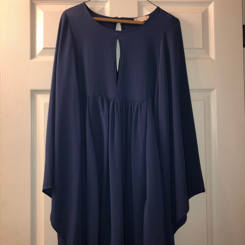Altard state blue keyhole dress